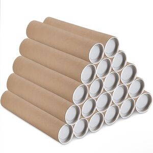 Staples 18 Pack Mailing Tubes 2.3”x20” for Shipping Posters Documents Storage